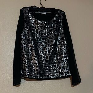AXARA PARIS SEQUIN BLOUSE